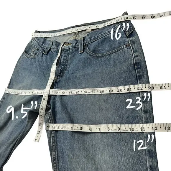 Cruel Girl Low Rise Bootcut Jeans Mid Wash Distressed 13R Rodeo Grunge - Picture 7 of 16